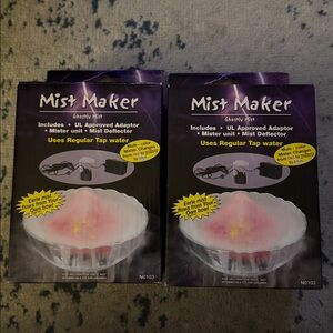 Halloween Party Mist Maker 2 NWT packs Use any‎ 4" Bowl Multi Color Spooky Party